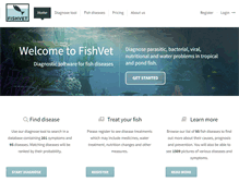 Tablet Screenshot of fishvetapp.com